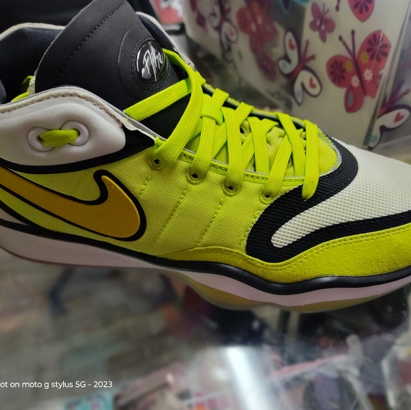 Nike Air Zoom G.T. Hustle 2 Men's Size 10.5 Yellow Athletic Gym Basketball Shoes - Picture 4 of 9